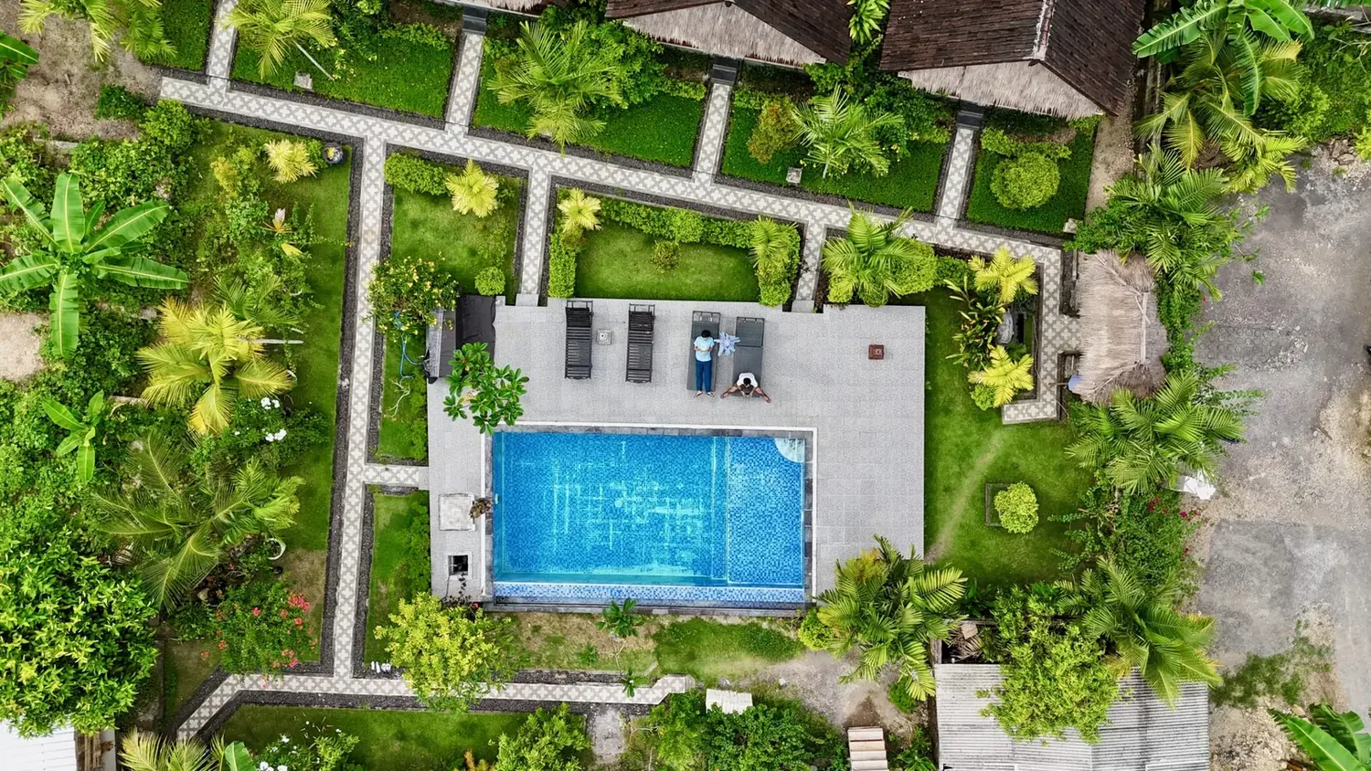 A private residence landscaped by Living Colour Landscapes